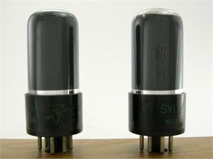 Sylvania 6V6GT - gray glass, matched pair