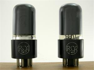 RCA 6V6GT/G - gray glass, matched pair