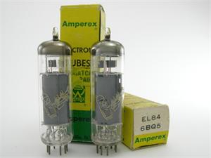 Amperex Bugle Boy label EL84 - matched pair