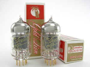 Genalex Gold Lion 12AU7 / ECC82 / B749 - precision matched sets