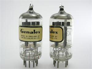 Genalex GEC 12AT7 / A2900 - black plates, matched pair Genalex GEC 12AT7 / A2900 - black plates, matched pair