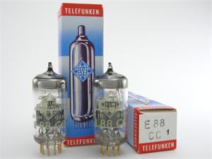 Telefunken 6922 / E88CC - gold pins, matched pair Telefunken 6922 / E88CC - gold pins, matched pair