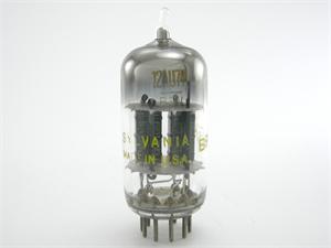 Sylvania 12AU7A - short black plates