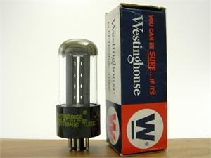 Westinghouse 5Y3GT - black plates