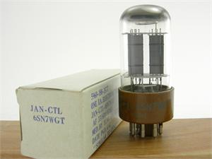 Tung-Sol 6SN7WGT - brown base Tung-Sol 6SN7WGT - brown base