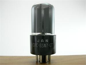 RCA JAN 6SN7GT - gray glass