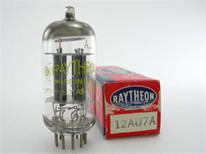 Raytheon 12AU7A - black plates Raytheon 12AU7A - black plates