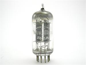 RCA 12AX7 - long gray plates, organ stock