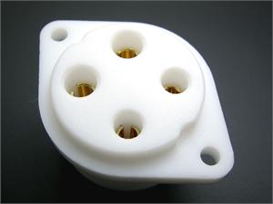 4 pin teflon tube socket - James Audio design 4 pin teflon tube socket - James Audio design