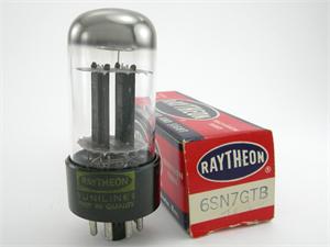 Raytheon 6SN7GTB - black plates Raytheon 6SN7GTB - black plates