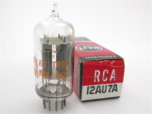 RCA 12AU7A - clear top RCA 12AU7A - clear top