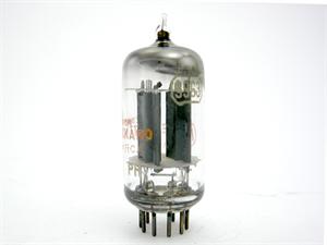 12AU7 / 5963 RCA made - gray plates, halo getters