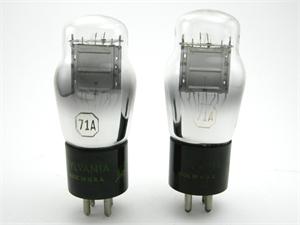Sylvania 71A triode - matched pair