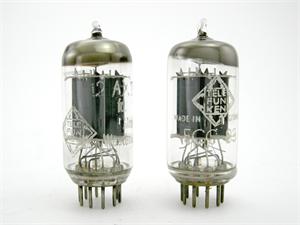 Telefunken 12AX7 / ECC83 - ribbed plates, premium matched pair
