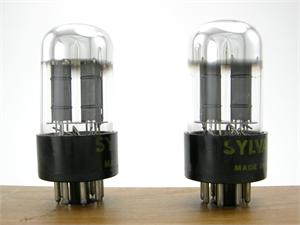 Sylvania 6SN7GTB - yellow label, matched pair