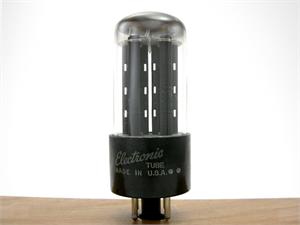 GE 5Y3GT - ribbed black plates