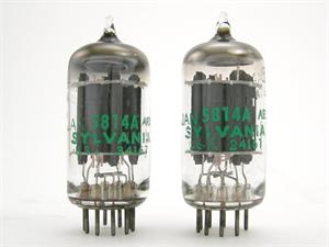 12AU7 / 5814A Sylvania JAN - premium matched pair