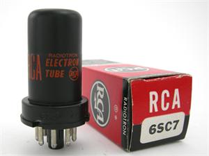6SC7 RCA - metal bottle