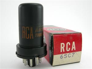 RCA 6SC7 - metal bottle RCA 6SC7 - metal bottle