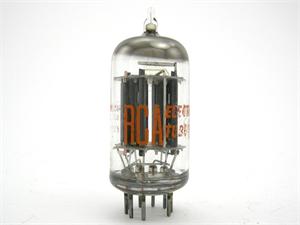 5687 RCA - black plates, halo getter