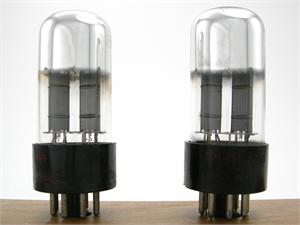 6SN7GTA Sylvania made - premium matched pair, tall bottle