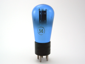 56 Arcturus Triode - blue globe, engraved base