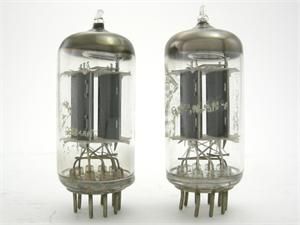 12AU7 / ECC82 Telefunken - premium matched pair, ribbed plates