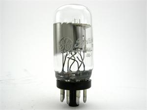GE 6SL7GT - nickel plates, coin base