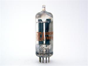 6CG7 / 6FQ7 RCA - gray plates, side getter like clear top