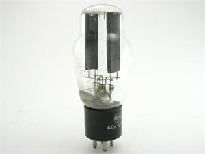 RCA 5Z3 - smooth black plates, early logo