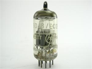 Amperex 6DJ8 / ECC88 - A-frame, dimpled disc getter