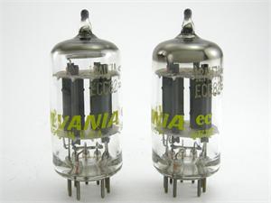 Sylvania 12AU7A - matched pair Sylvania 12AU7A - matched pair