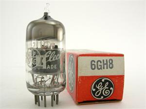 GE 6GH8A - gray plates, halo getter