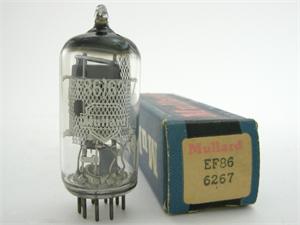 Mullard EF86 / 6267 - mesh plate