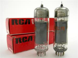 RCA 6BQ5 / EL84 - premium matched pair, smoked glass