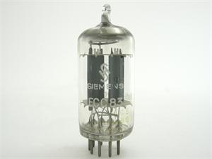 Siemens 12AX7 / ECC83 - dual post getter, long plates Siemens 12AX7 / ECC83 - dual post getter, long plates