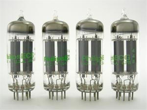 Sylvania 6CG7 / 6FQ7 - premium matched quad
