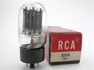 RCA 5V4GA - black plates RCA 5V4GA - black plates