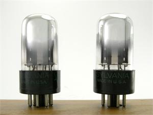 Sylvania 6SN7GT - chrome dome, matched pair