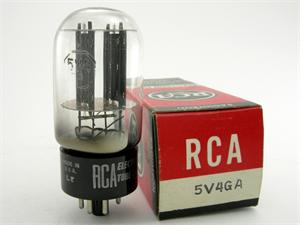 RCA 5V4GA - black plates