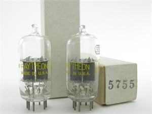 Raytheon 420A / 5755 - matched pair, clear top Raytheon 420A / 5755 - matched pair, clear top