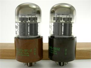 Sylvania JAN CHS 5932 / 6L6WGA - premium matched pair