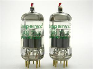 Amperex 7308 / E188CC - premium matched pair, gold pins