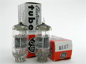 GE 6EU7 - matched pair GE 6EU7 - matched pair