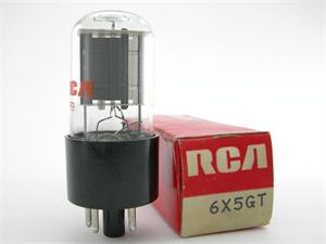 RCA 6X5GT rectifier tube RCA 6X5GT rectifier tube