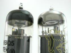 EL84 getter contrast
