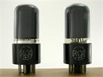 RCA 6V6GT/G - gray glass, matched pair
