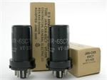 Ken-Rad JAN-CKR-6SC7 / VT-105 - metal bottle, matched pair
