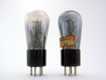 227 Westinghouse Triode - mesh plates, globe matched pair