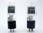45 Raytheon Triode - matched pair, engraved base